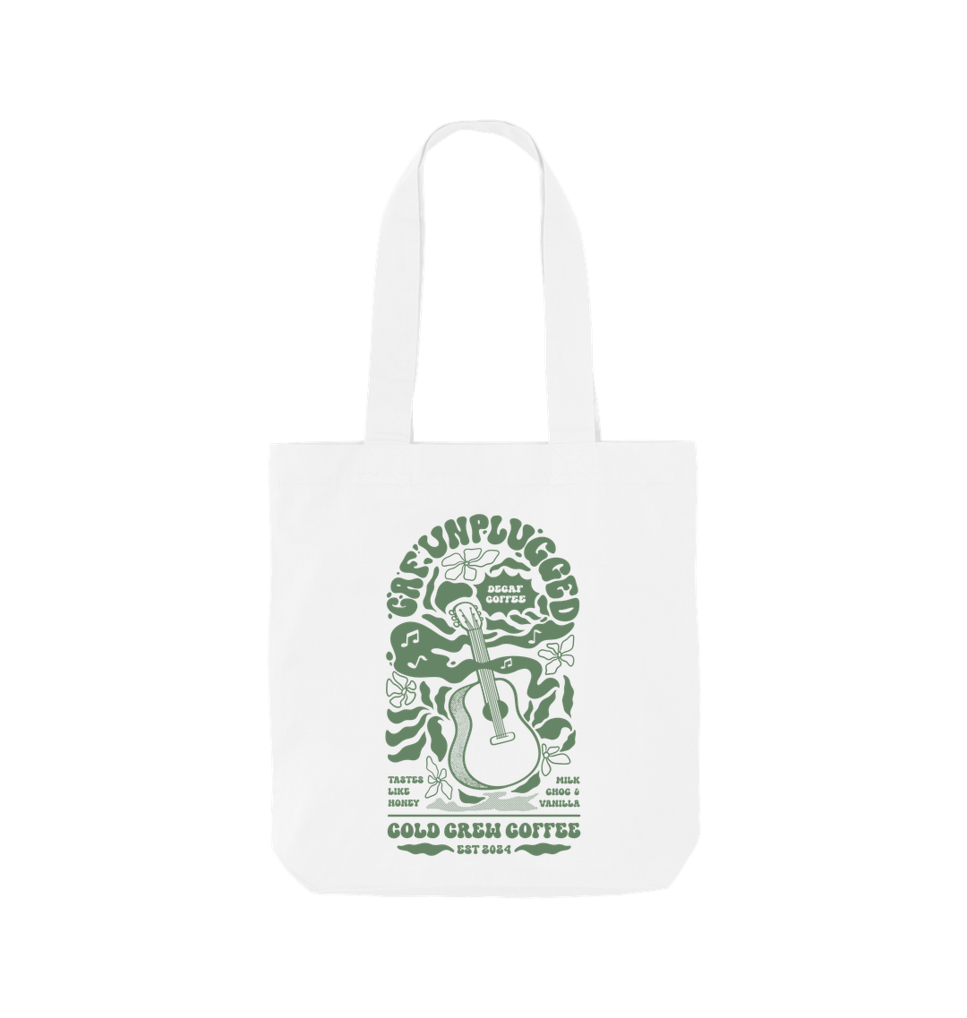 White Printed Bag