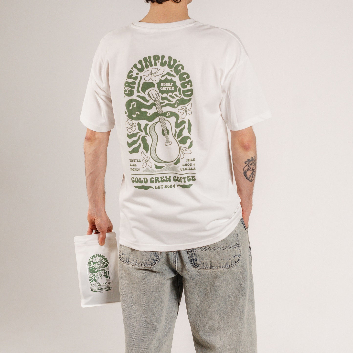 CAF UNPLUGGED 100% Organic T-shirt