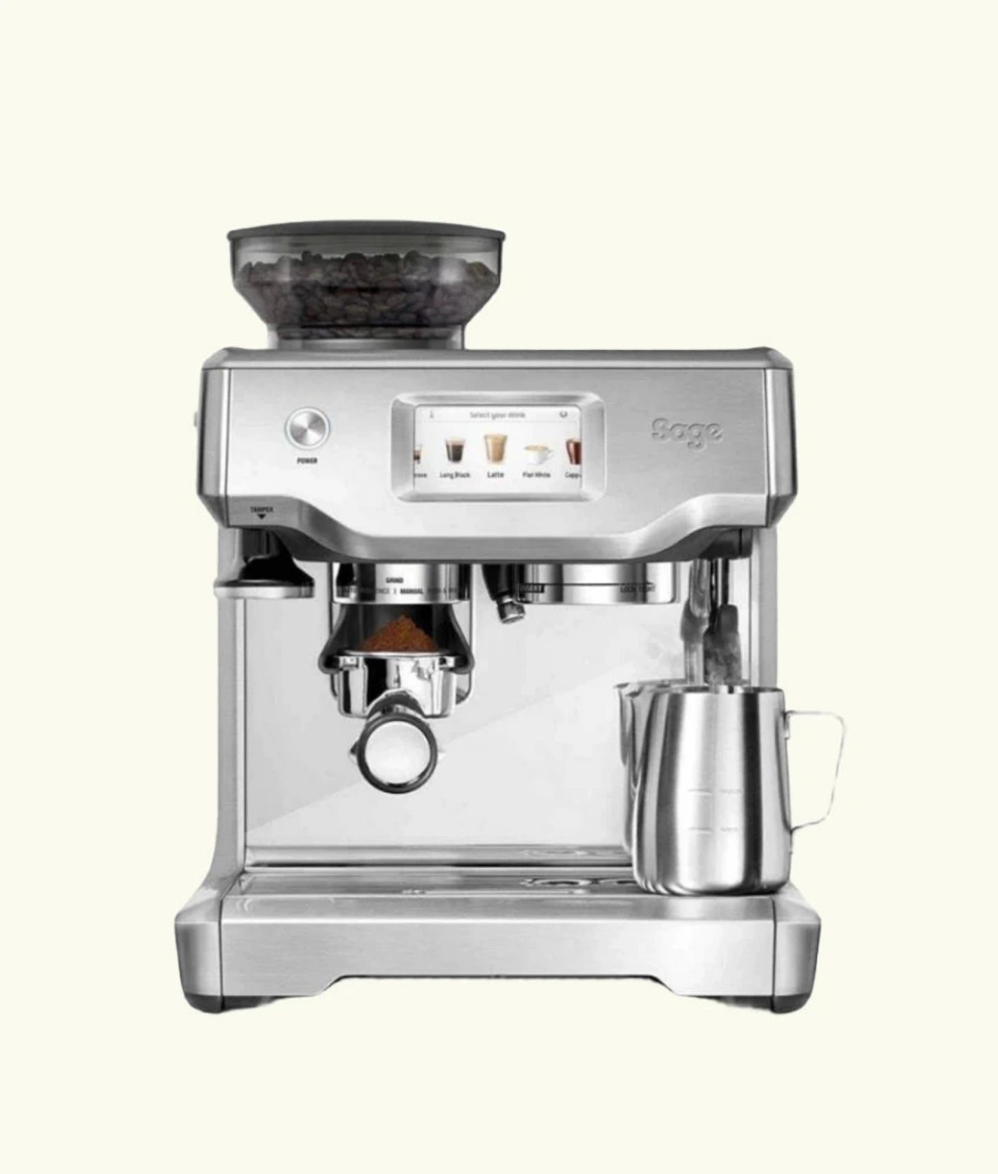 Sage The Barista Touch Espresso Machine (Brushed Stainless Steel)