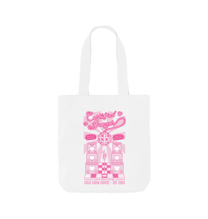 White Printed Bag