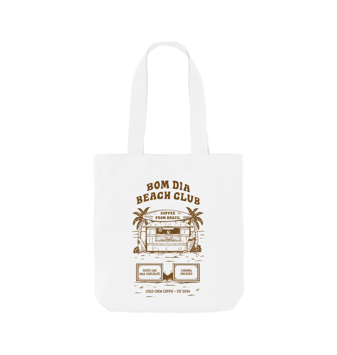 White Printed Bag