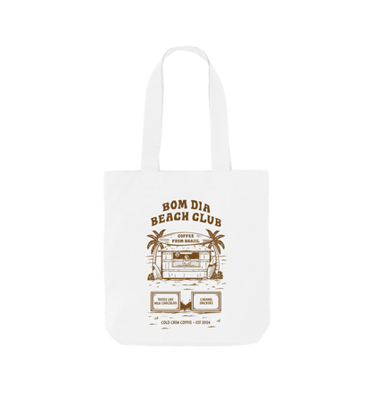 White Printed Bag
