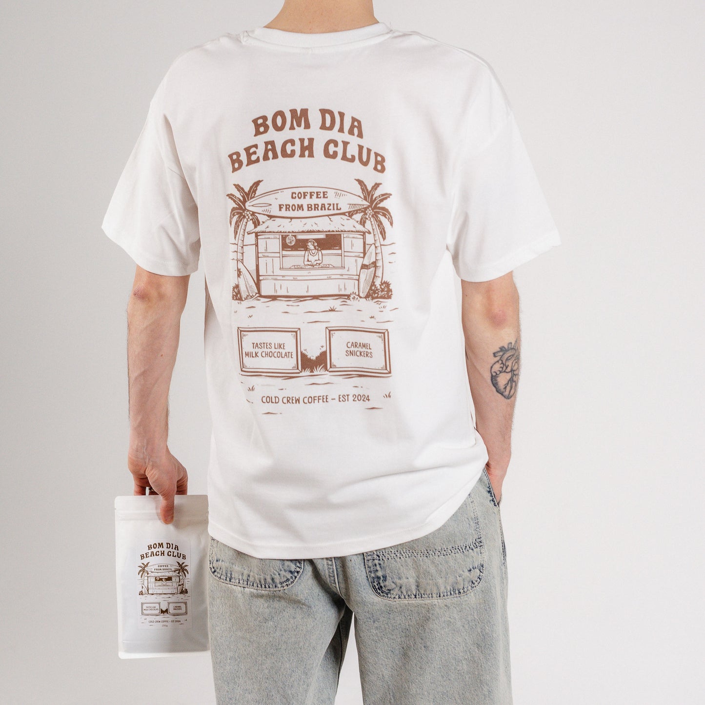 BOM DIA BEACH CLUB 100% Organic T-shirt