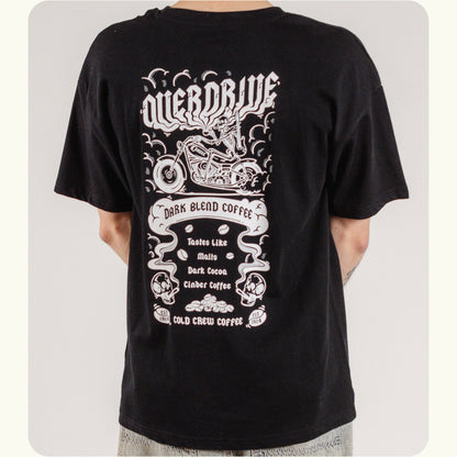 OVERDRIVE 100% Organic T-shirt White Design