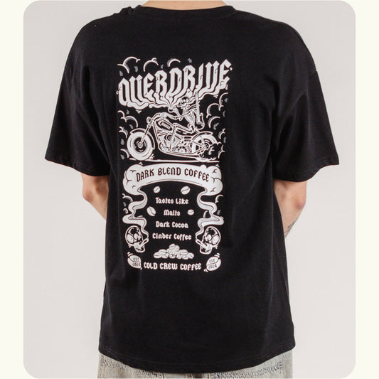 OVERDRIVE 100% Organic T-shirt White Design