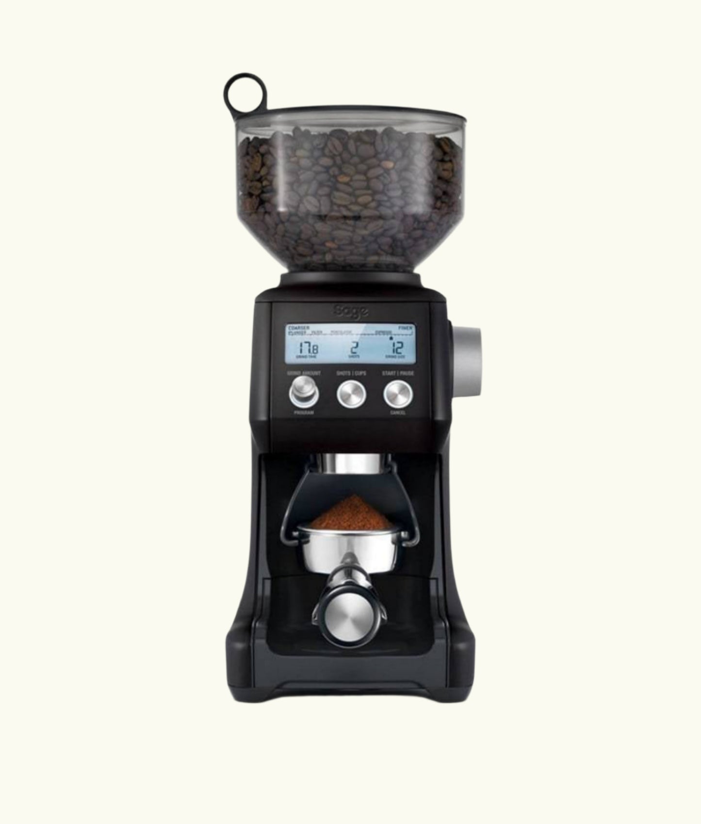 Sage The Smart Grinder Pro Coffee Grinder (Black Truffle)