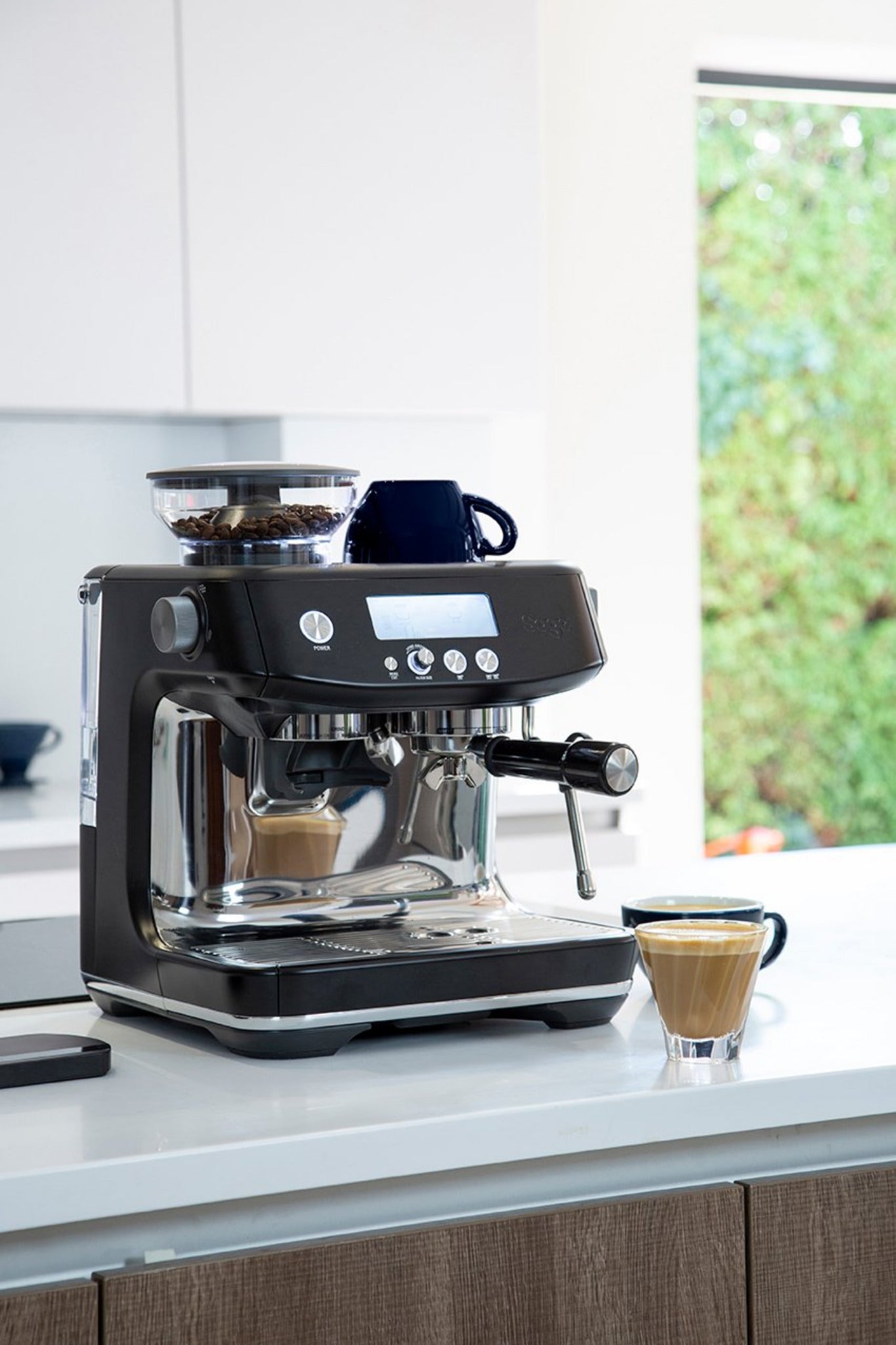 Sage The Barista Pro Espresso Machine (Black Truffle)