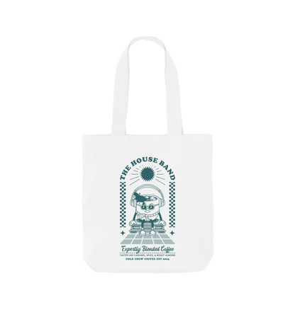 White Printed Bag